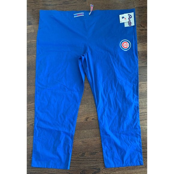Chicago Cubs MLB Cherokee Team Blue Nursing Scrubs Pants - Size XXL With Tags - Picture 2 of 8